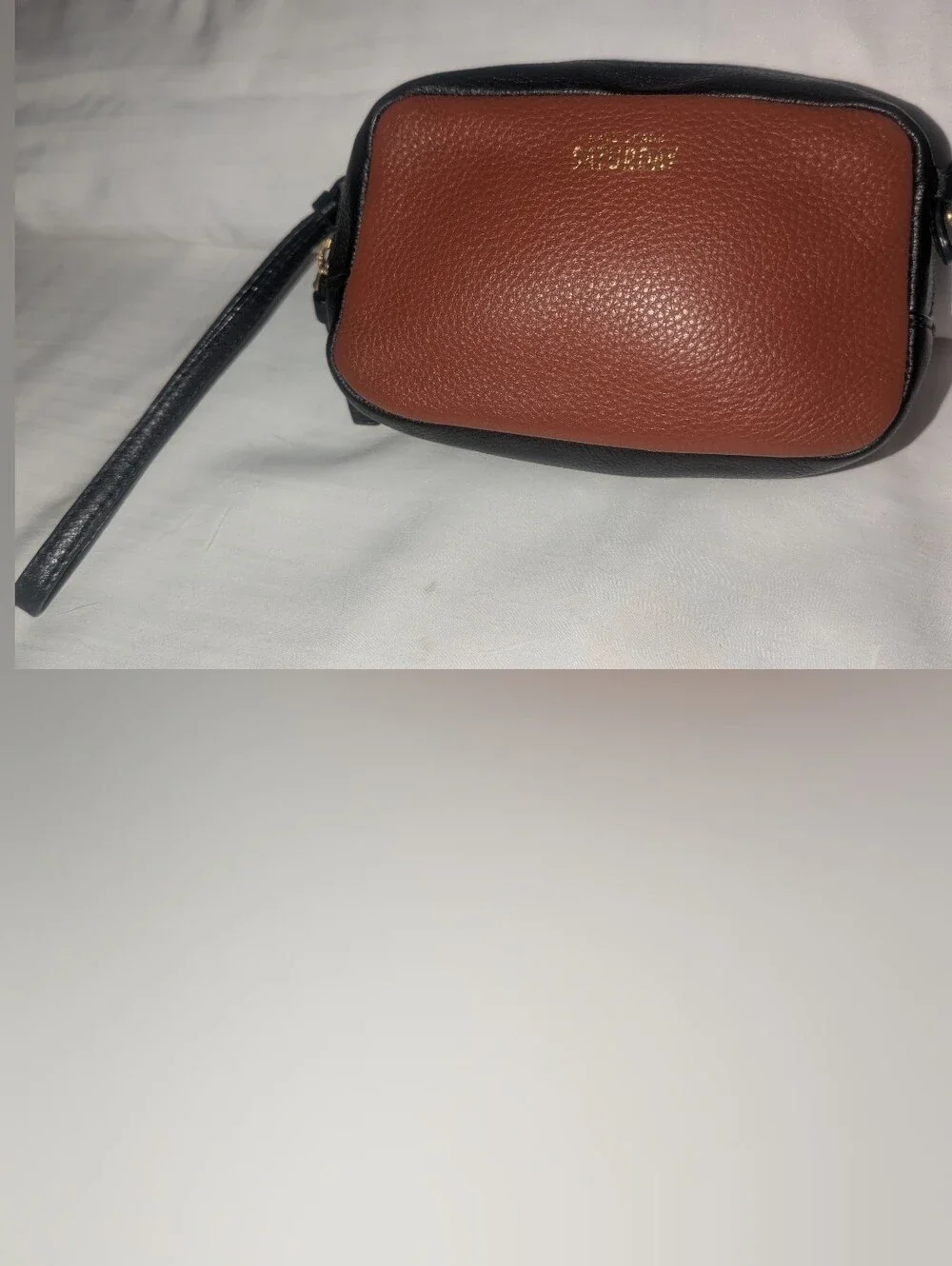 Kate Spade Saturday Mini Crossbody in Brown and Black